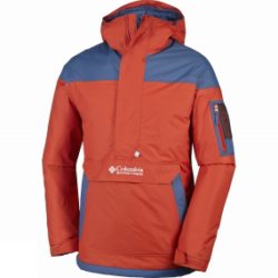 Columbia Mens Challenger Pullover Rust Red / Night Tide